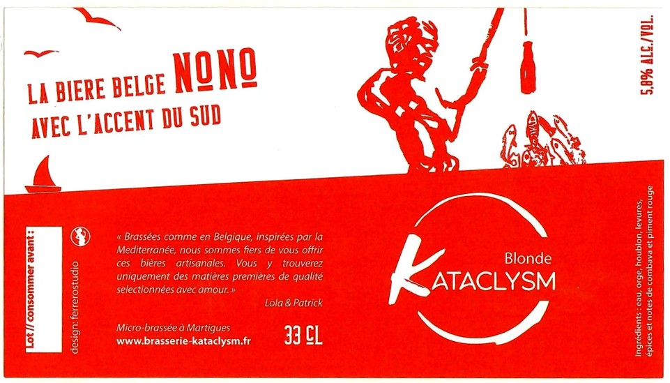 Etiquette BRASSERIE KATACLYSM 15