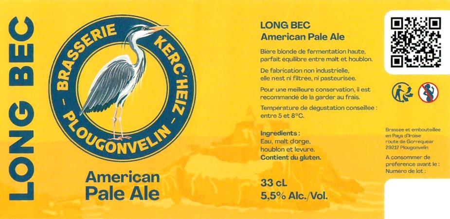 Etiquette BRASSERIE KERC'HEIZ 01