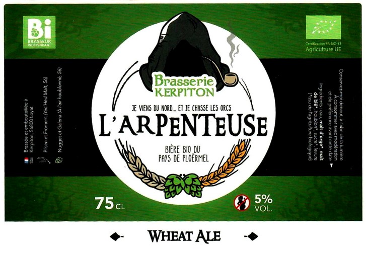 Etiquette BRASSERIE KERPITON 10