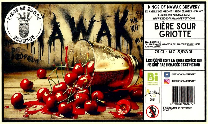 Etiquette BRASSERIE KINGS OF NAWAK 13