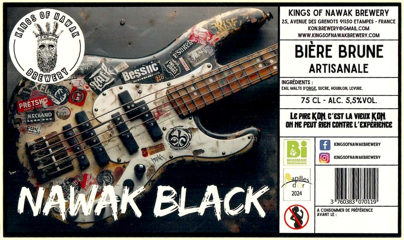 Etiquette BRASSERIE KINGS OF NAWAK 15