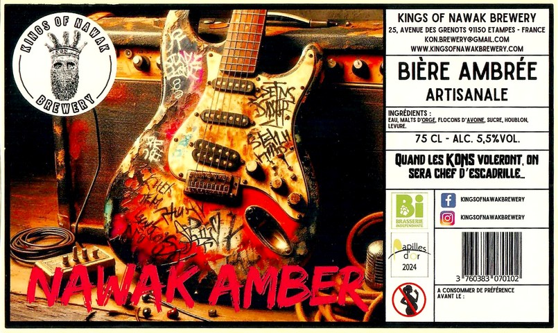 Etiquette BRASSERIE KINGS OF NAWAK 17