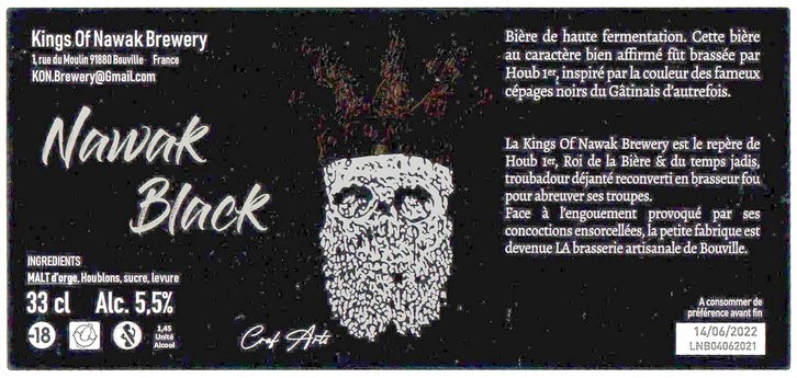 Etiquette BRASSERIE KINGS OF NAWAK 22