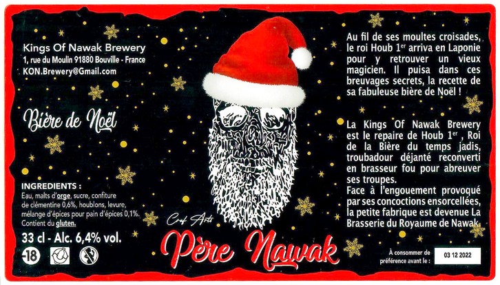 Etiquette BRASSERIE KINGS OF NAWAK 25