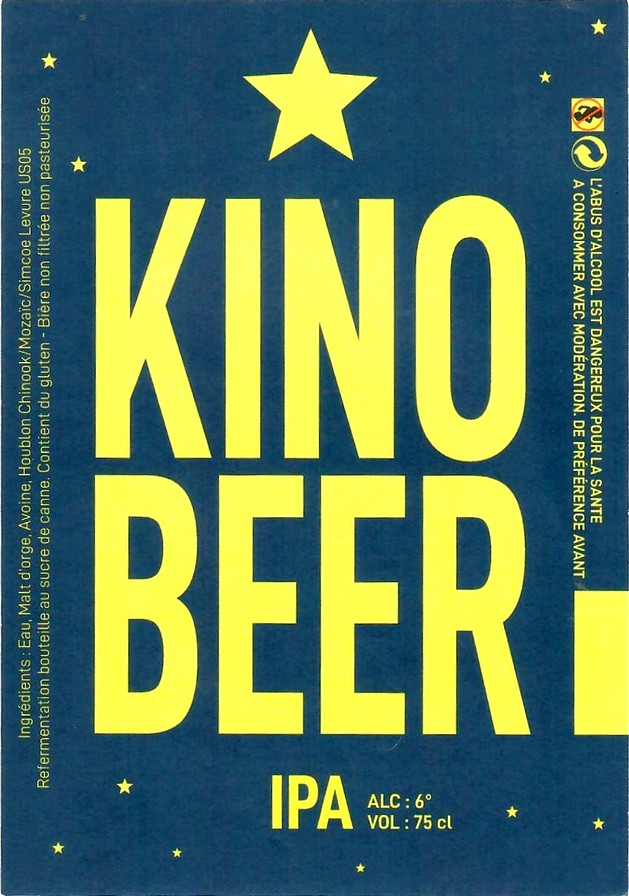 Etiquette BRASSERIIE KINOBEER 06