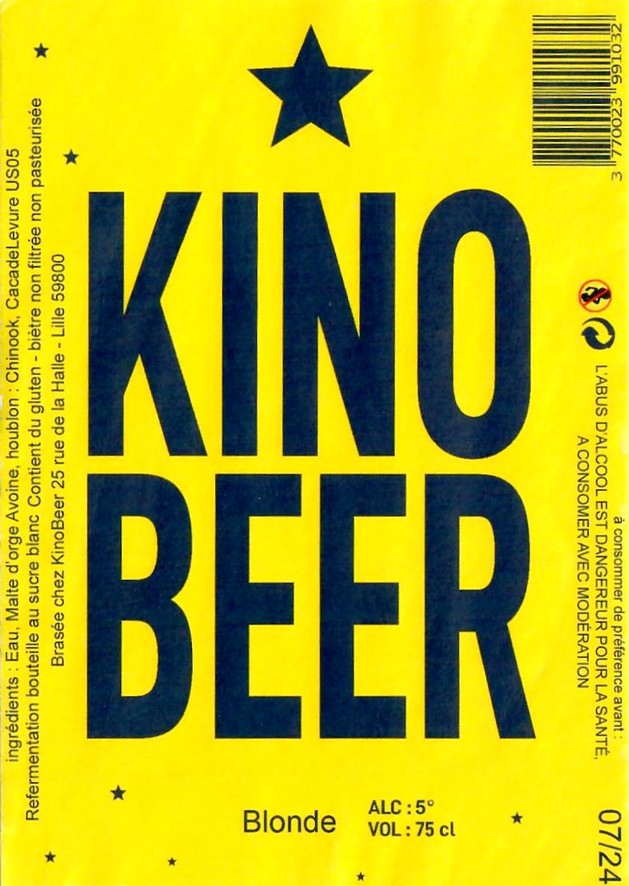 Etiquette BRASSERIE KINOBEER 12