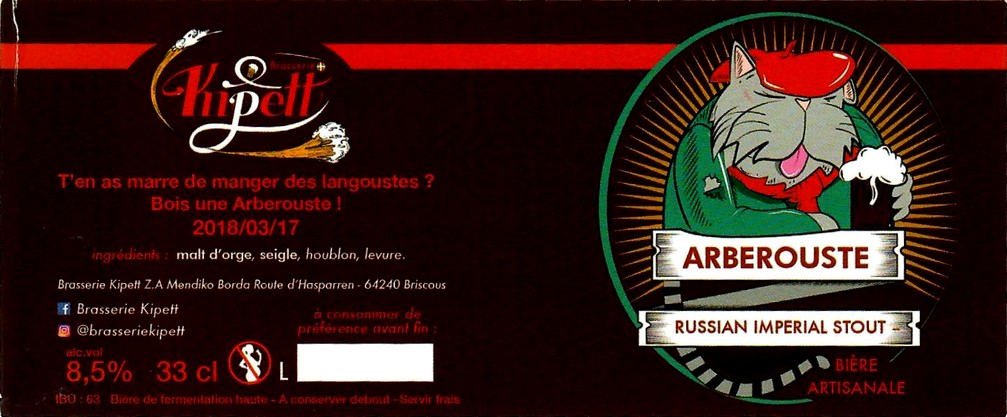 etiquette BRASSERIE KIPETT 10