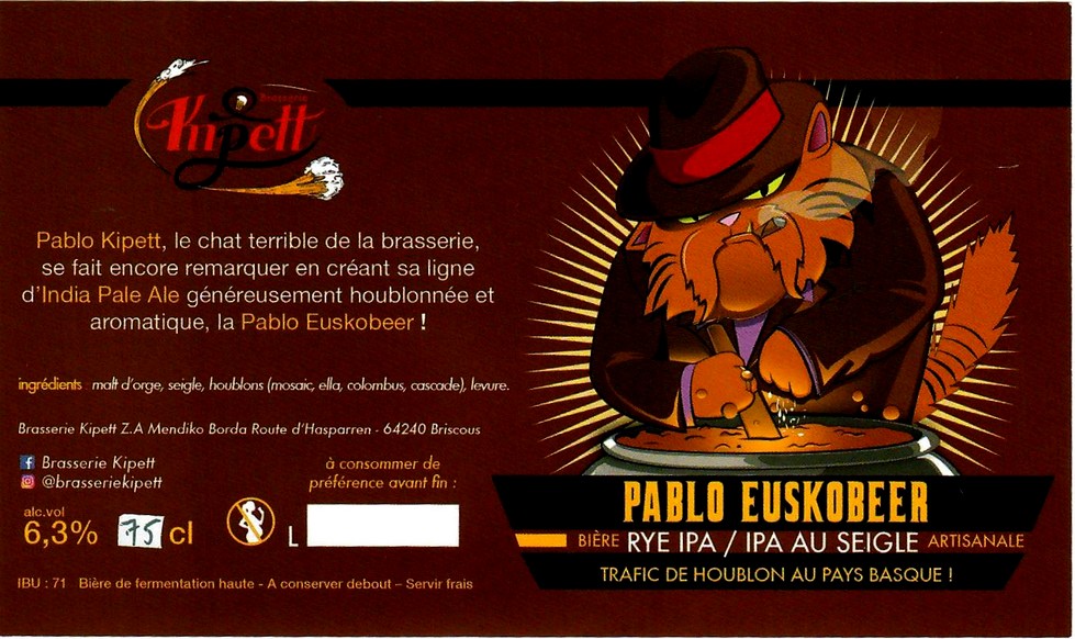 etiquette BRASSERIE KIPETT 13