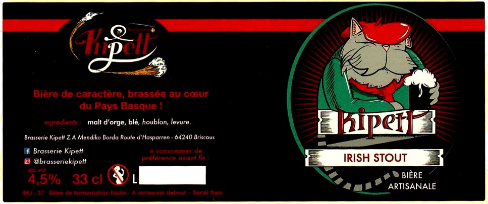 etiquette BRASSERIE KIPETT 14