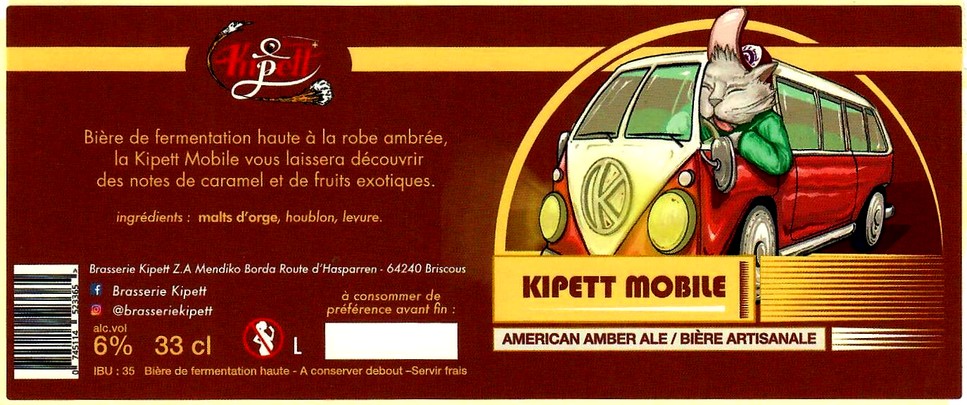 etiquette BRASSERIE KIPETT 16