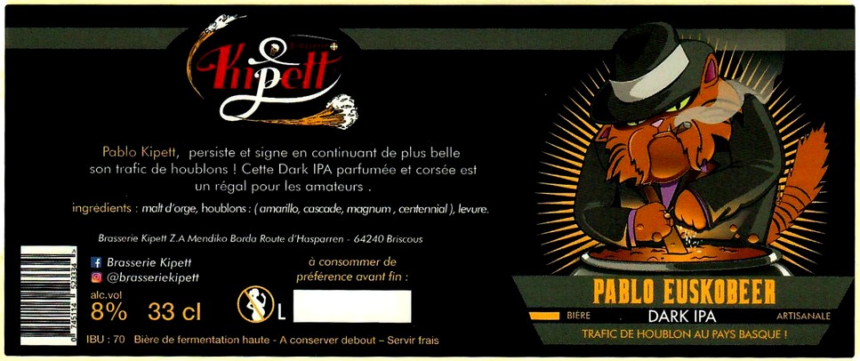 etiquette BRASSERIE KIPETT 18