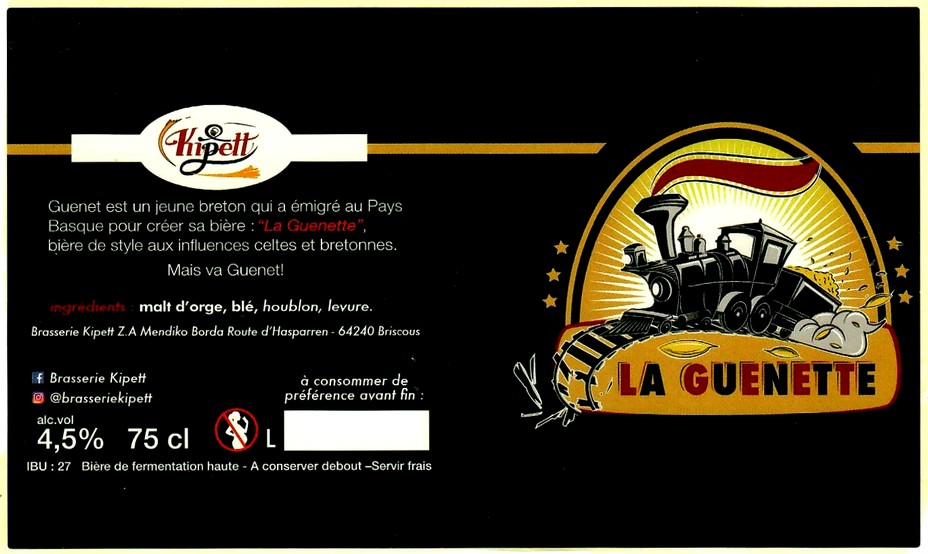 etiquette BRASSERIE KIPETT 20