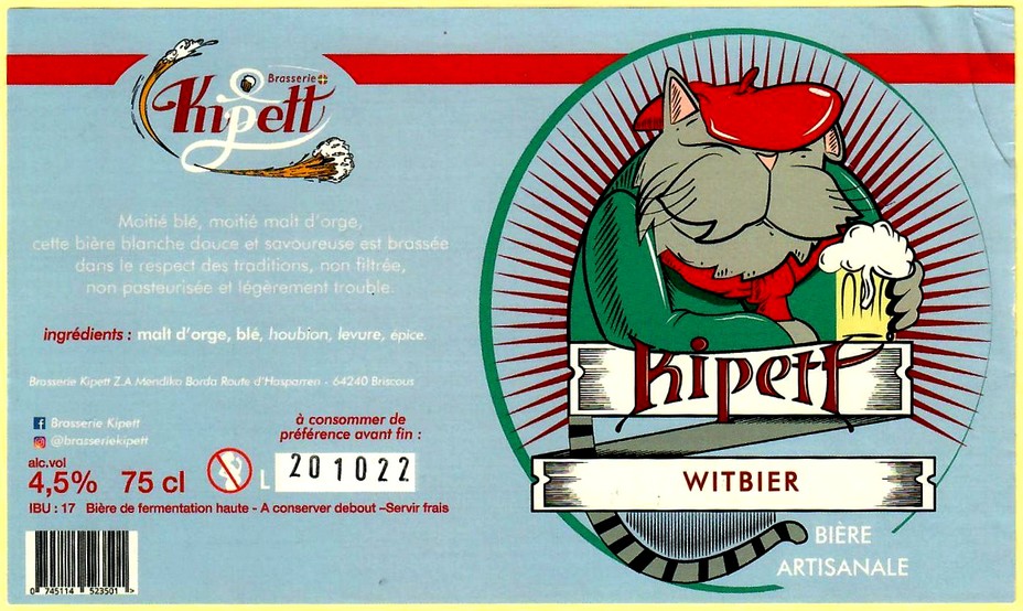 etiquette BRASSERIE KIPETT 21