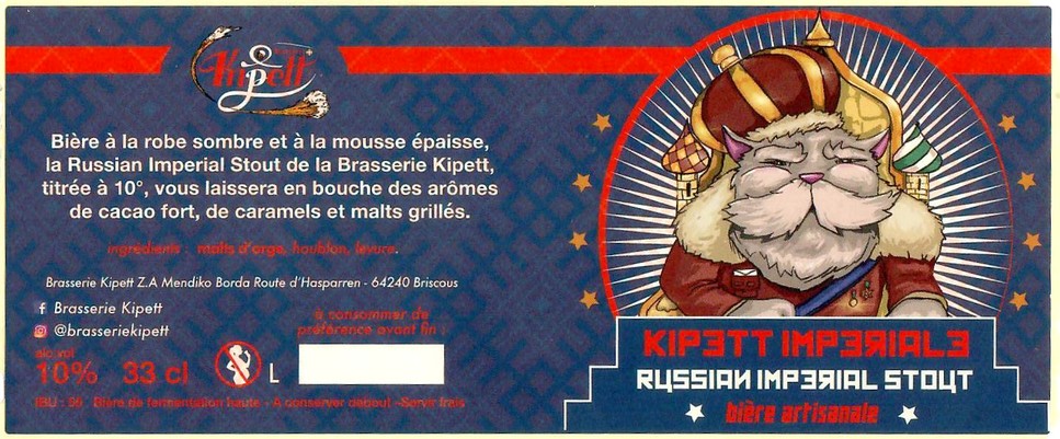 Etiquette BRASSERIE KIPETT 23