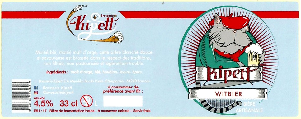 etiquette BRASSERIE KIPETT 29