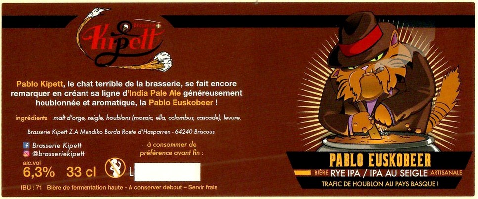 etiquette BRASSERIE KIPETT 35