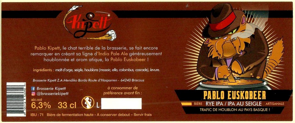 etiquette BRASSERIE KIPETT 41