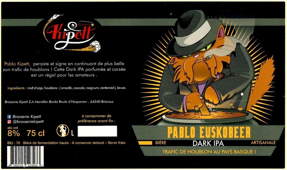 etiquette BRASSERIE KIPETT 43
