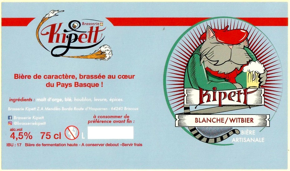 etiquette BRASSERIE KIPETT 46