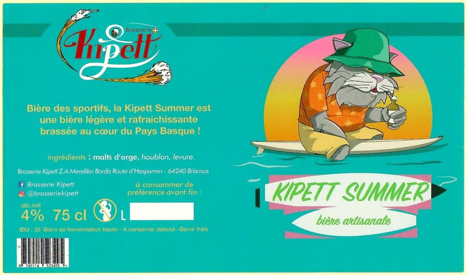 etiquette BRASSERIE KIPETT 47