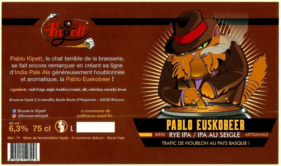 etiquette BRASSERIE KIPETT 48