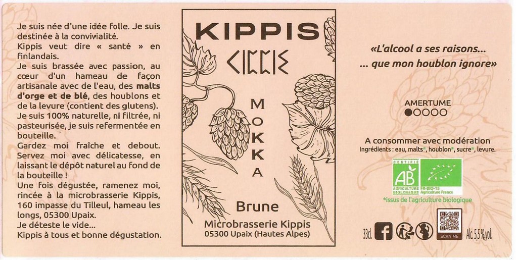 Etiquette BRASSERIE KIPPIS 06