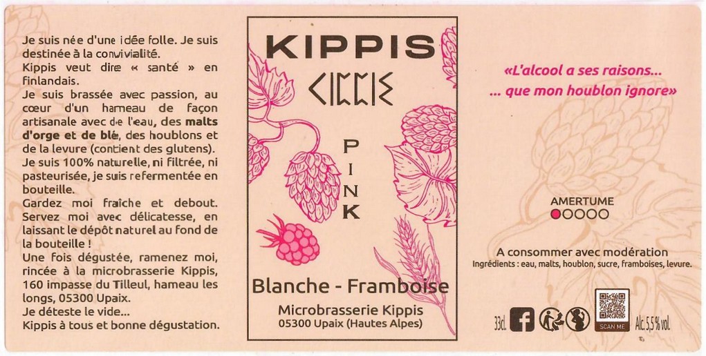 Etiquette BRASSERIE KIPPIS 16