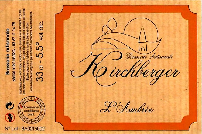 etiquette BRASSERIE KIRCHBERGER 01
