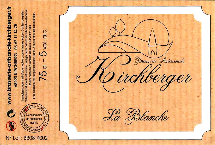 etiquette BRASSERIE KIRCHBERGER 03