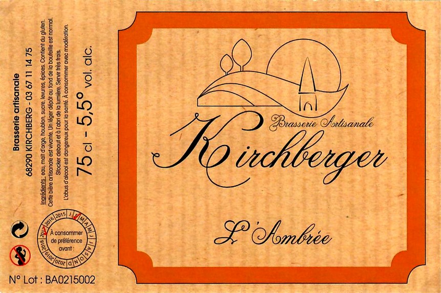 etiquette BRASSERIE KIRCHBERGER 08