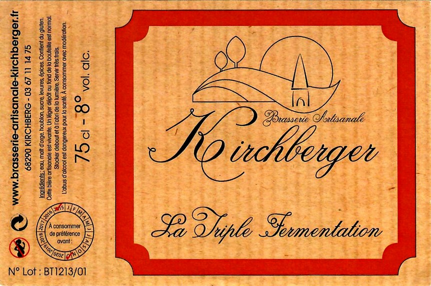etiquette BRASSERIE KIRCHBERGER 12