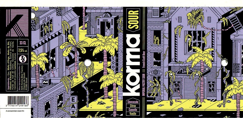 Etiquette BRASSERIE KORMA BEER FACTORY 01