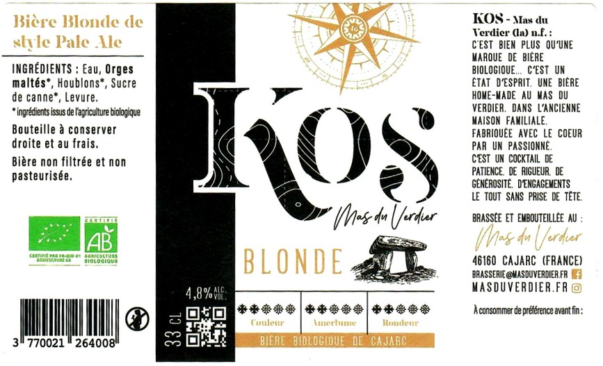 etiquette BRASSERIE KOS 01