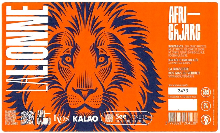 Etiquette BRASSERIE KOS 15