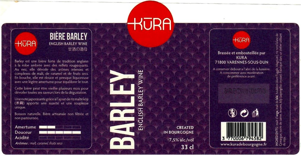 Etiquette BRASSERIE KURA 03