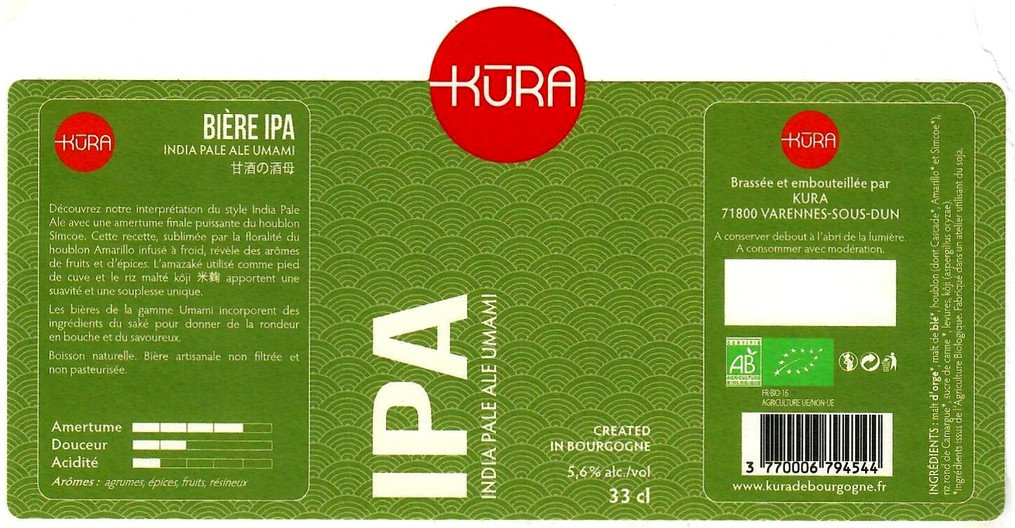 Etiquette BRASSERIE KURA 04