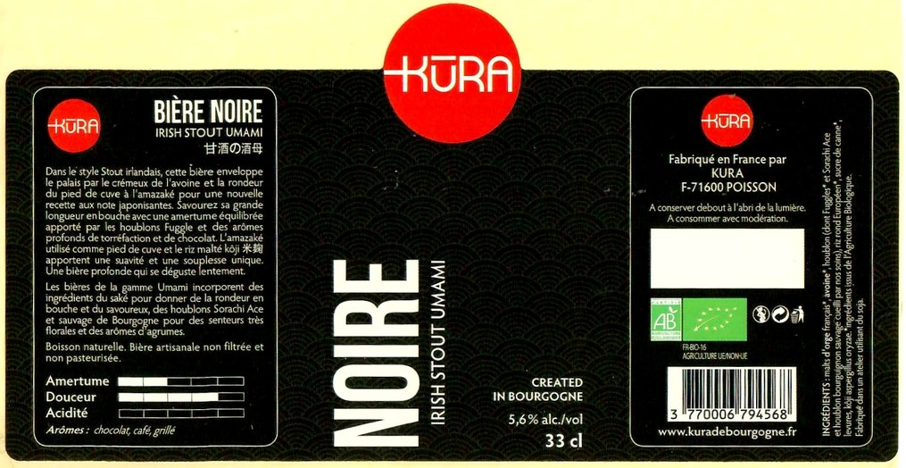 Etiquette BRASSERIE KURA 09