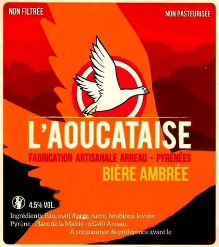 etiquette BRASSERIE L'AOUCATAISE 20