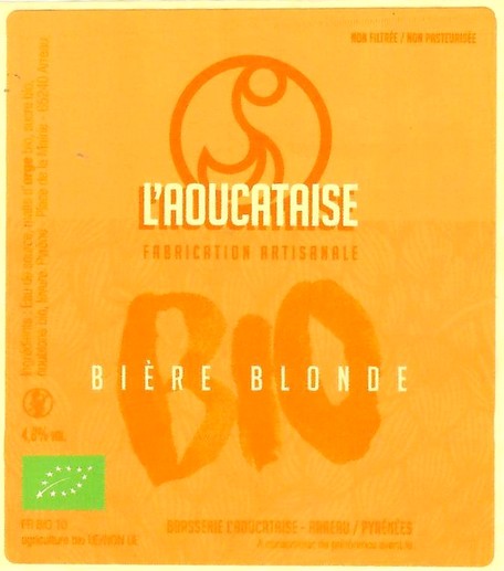 Etiquette BRASSERIE L'AOUCATAISE 32