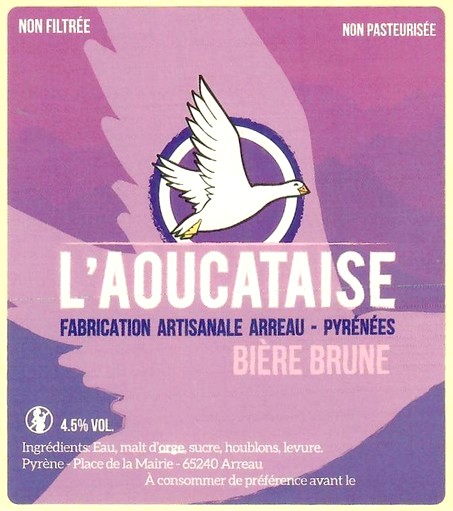 Etiquette BRASSERIE L'AOUCATAISE 35