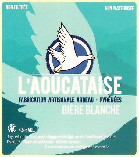 Etiquette BRASSERIE L AOUCATAISE 41