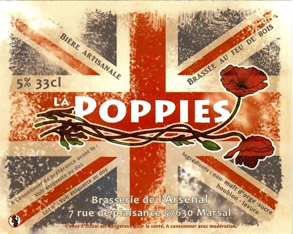 etiquette BRASSERIE L'ARSENAL 04