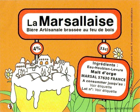 Etiquette BRASSERIE L'ARSENAL 05