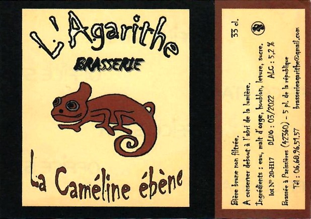 etiquette BRASSERIE L'AGARITHE 07