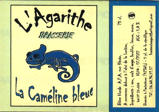 etiquette BRASSERIE L'AGARITHE 13