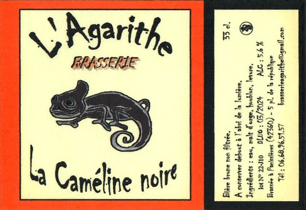 Etiquette BRASSERIE L'AGARITHE 21