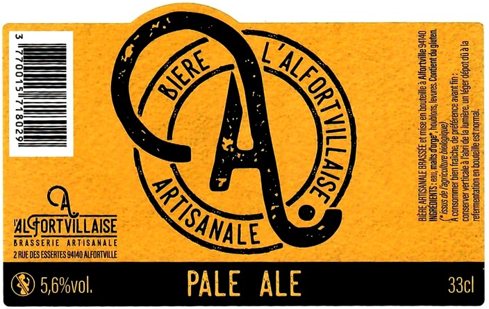 Etiquette BRASSERIE L'ALFORTVILLAISE 01