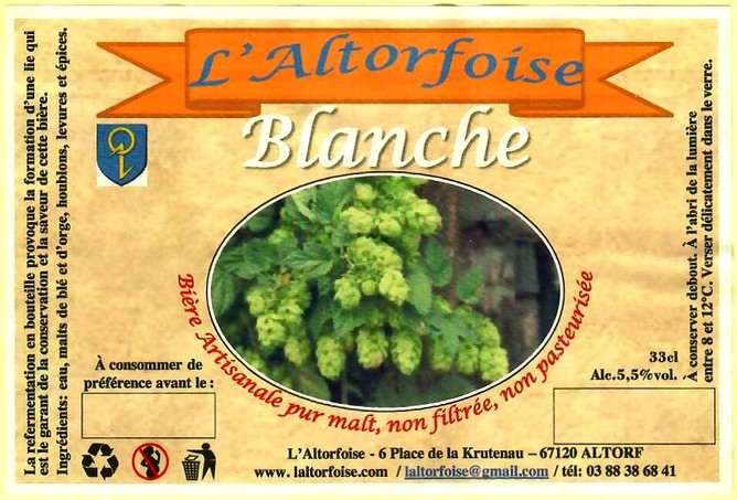 etiquette BRASSERIE L'ALTORFOISE 03