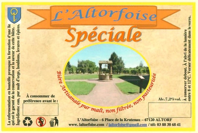 Etiquette BRASSERIE L'ALTORFOISE 11