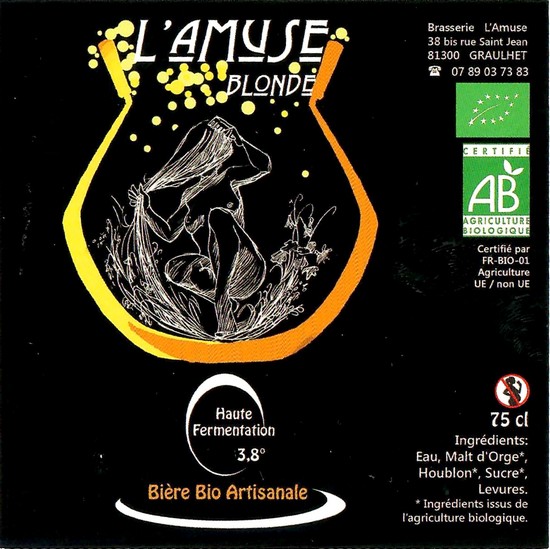 Etiquette BRASSERIE L'AMUSE 03